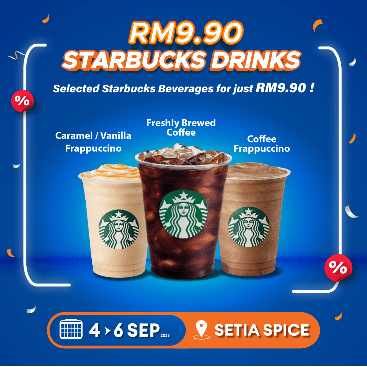 RM9.9 Starbucks Drinks