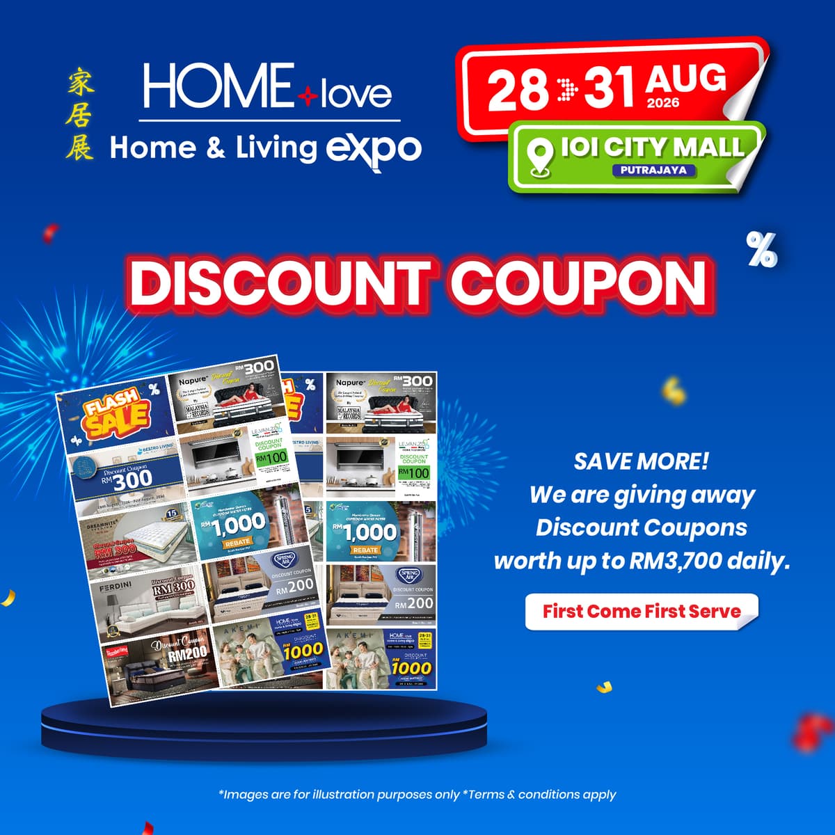 RM3,700 Discount Coupons