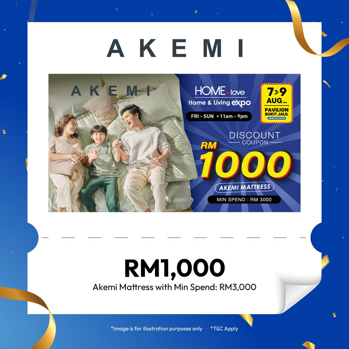 Akemi RM1,000 Discunt Coupon