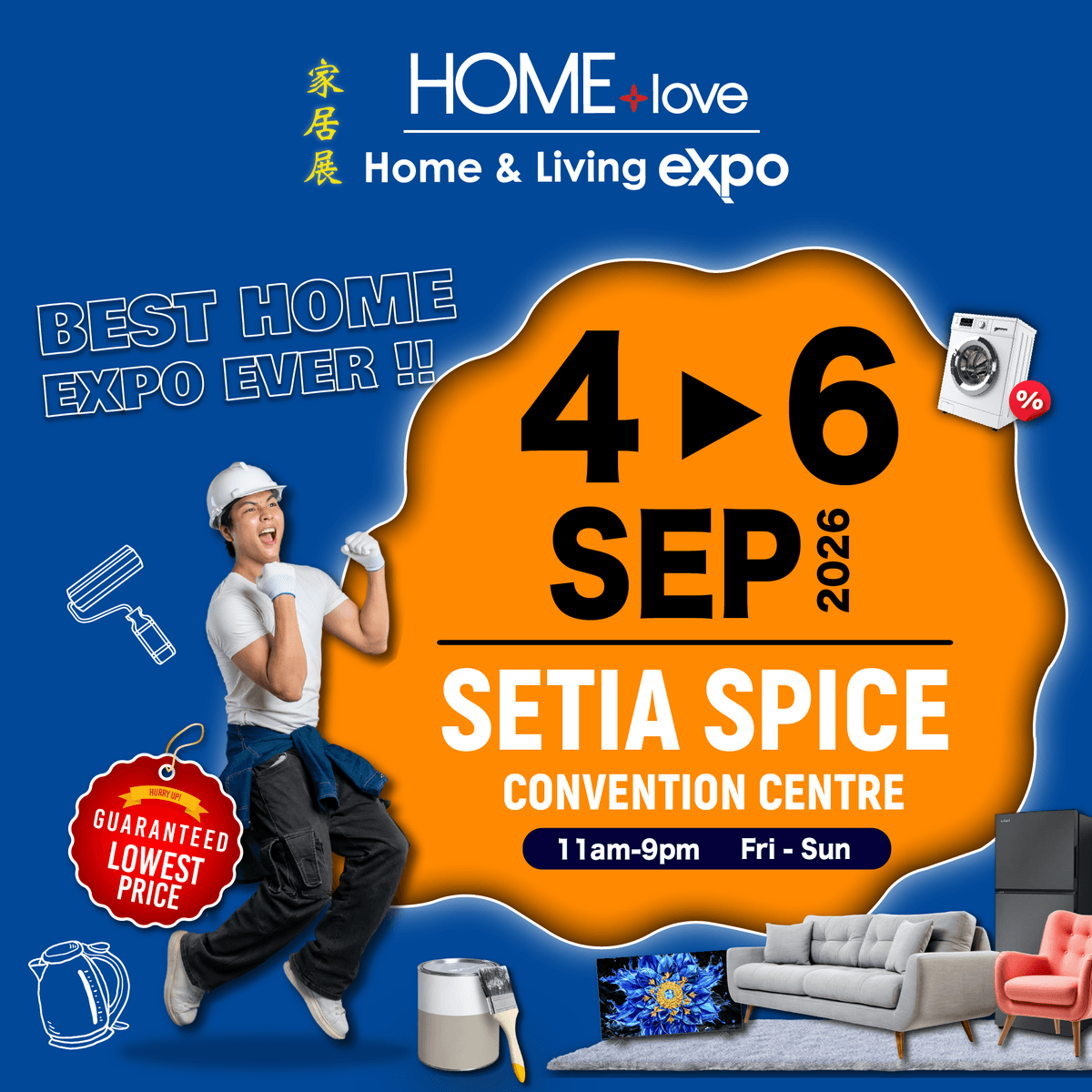 HOMElove Home Expo Penang 4-6 Sept