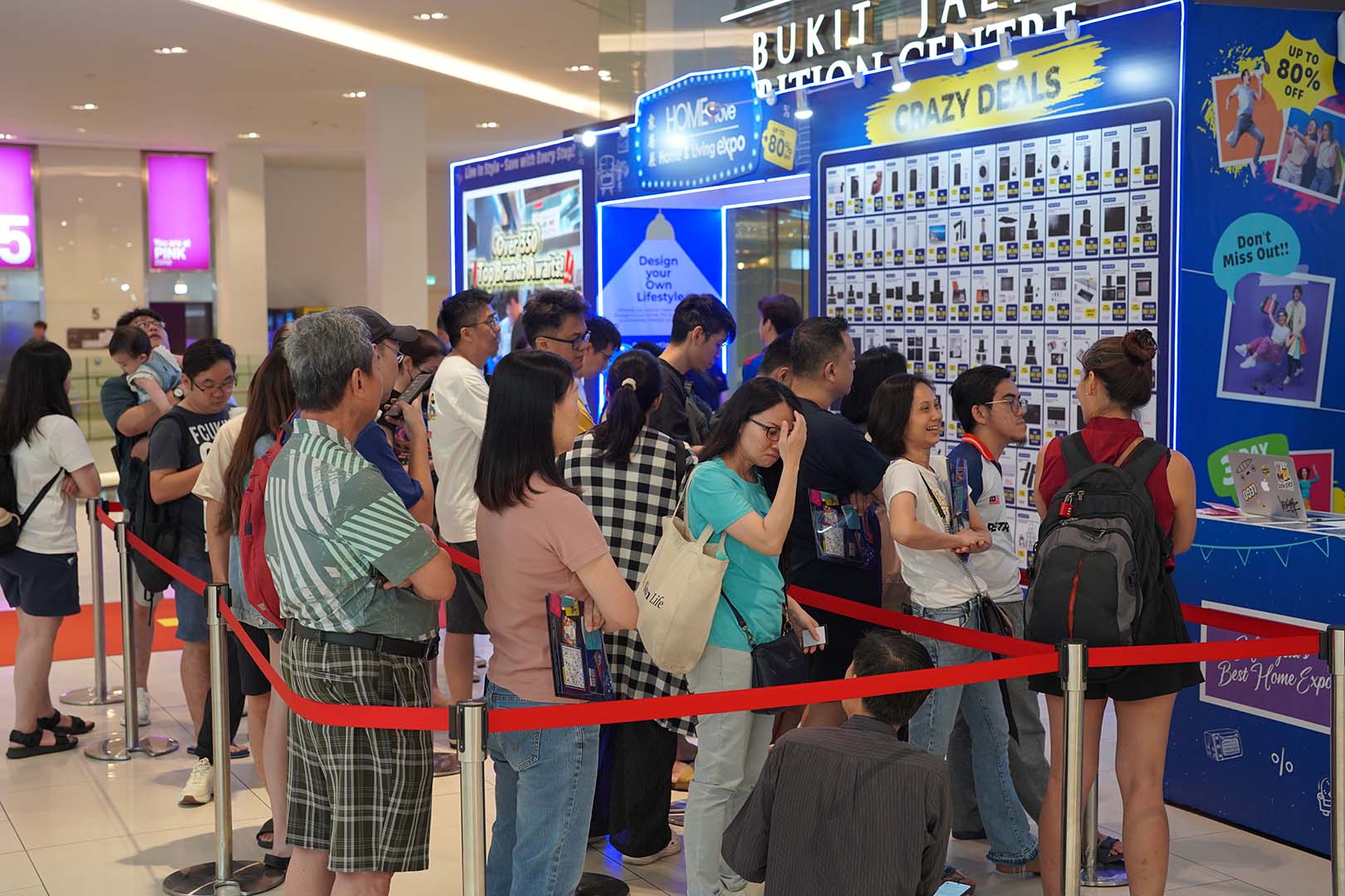 Modern home solutions on display at the Bukit Jalil expo.