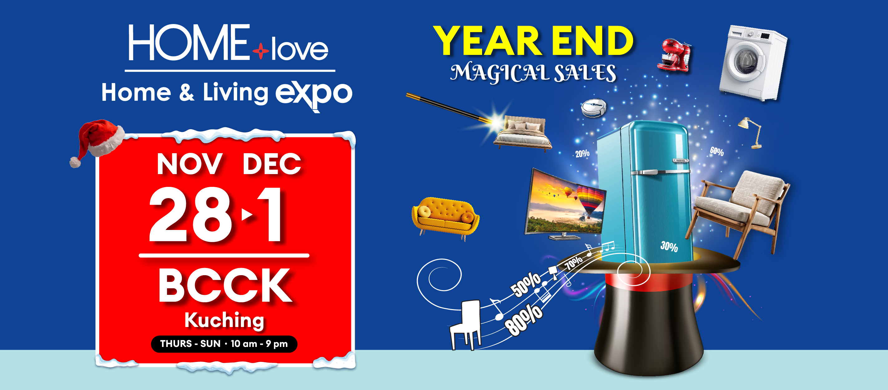 HOMElove Home & Living Expo: Borneo Convention Centre Kuching (28 Nov-1 Dec 2024)