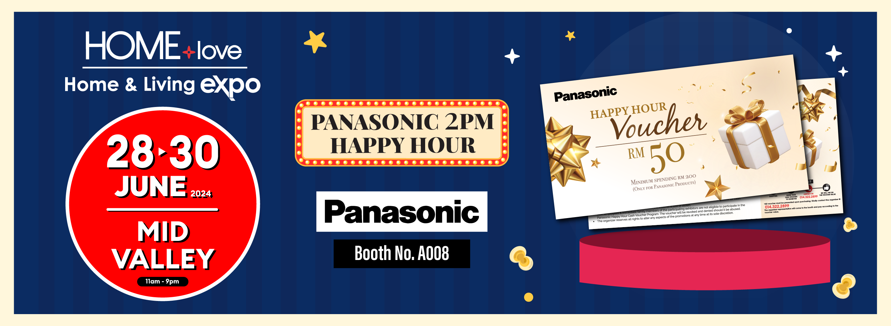 Panasonic 2pm Cash Voucher