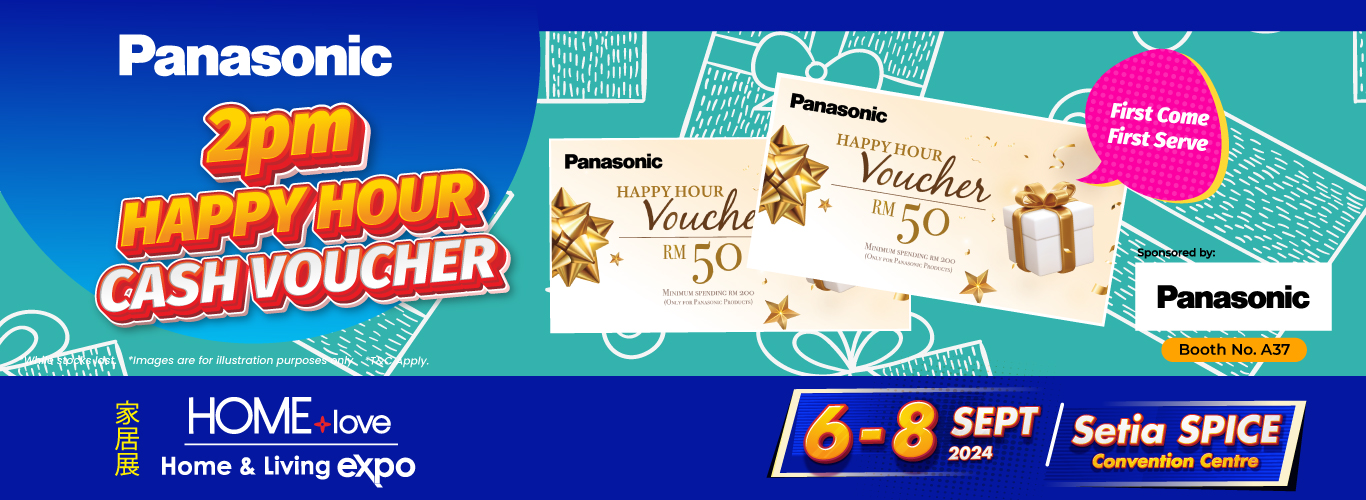 Panasonic Happy Hour cash Voucher@2PM