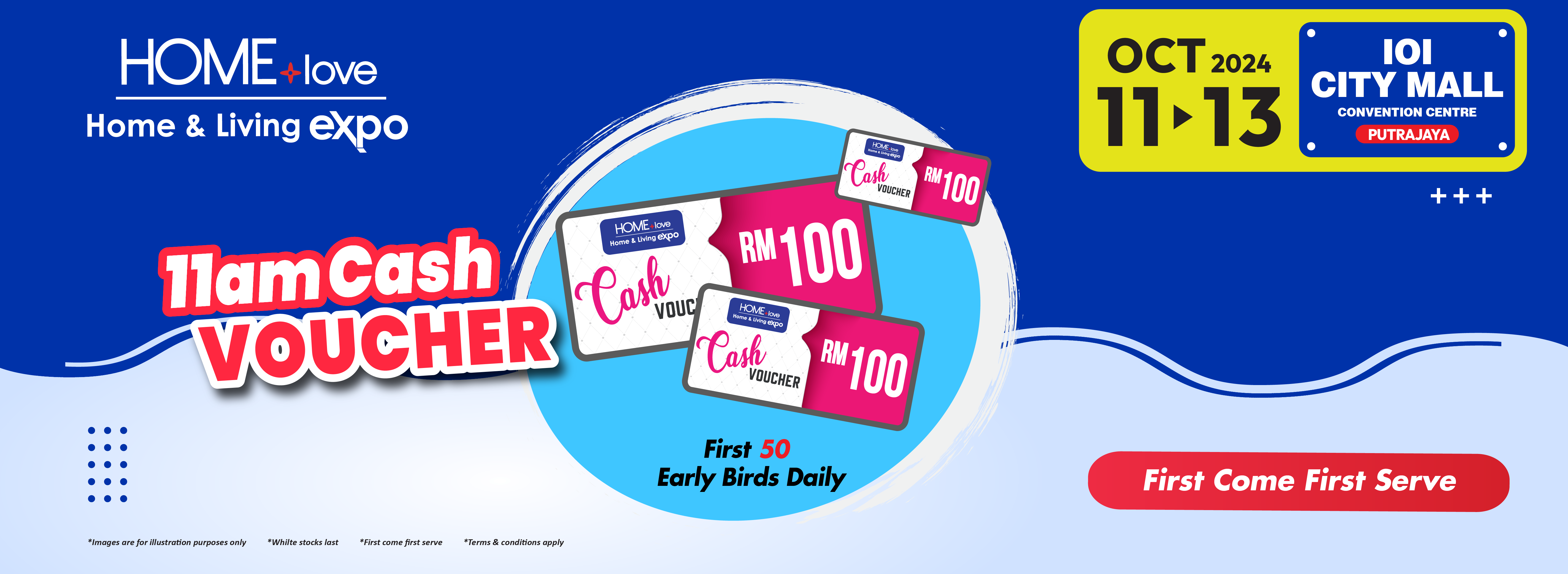 RM100 Early Bird Cash Voucher 