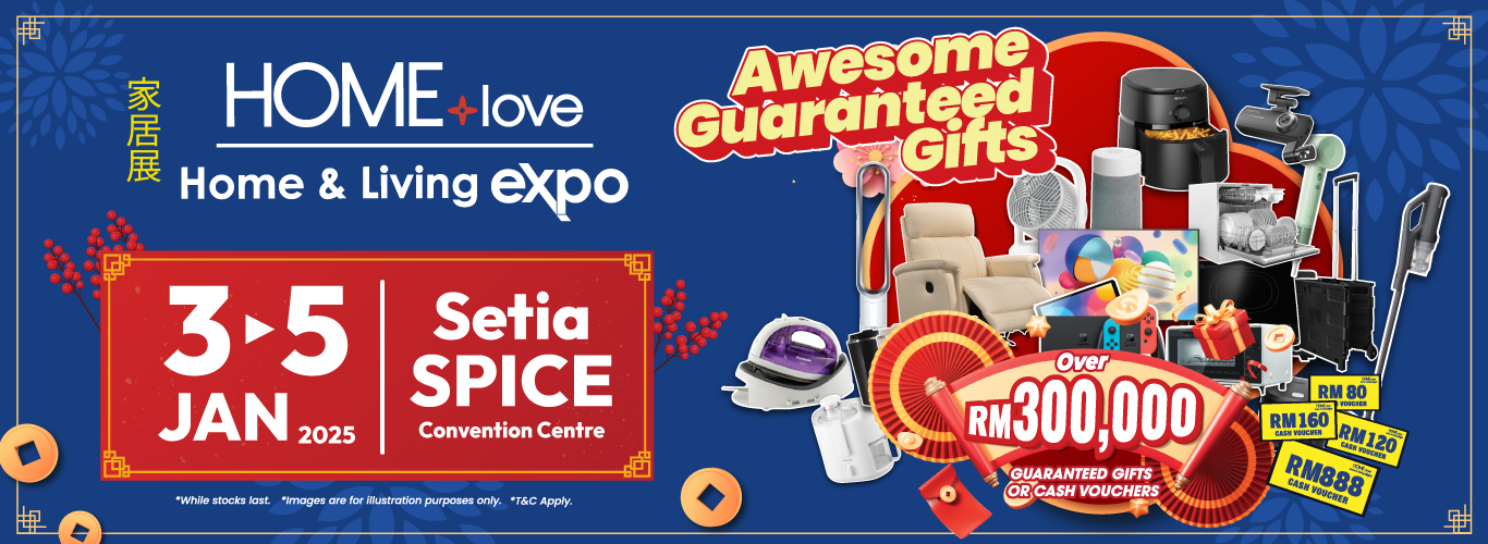 Guaranteed Gifts + Cash Vouchers Worth Over RM300,000