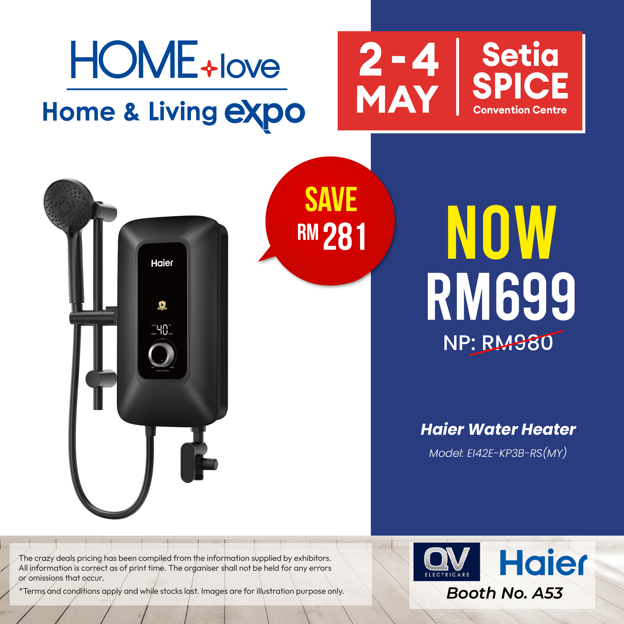 Crazy Deal - Haier Water Heater