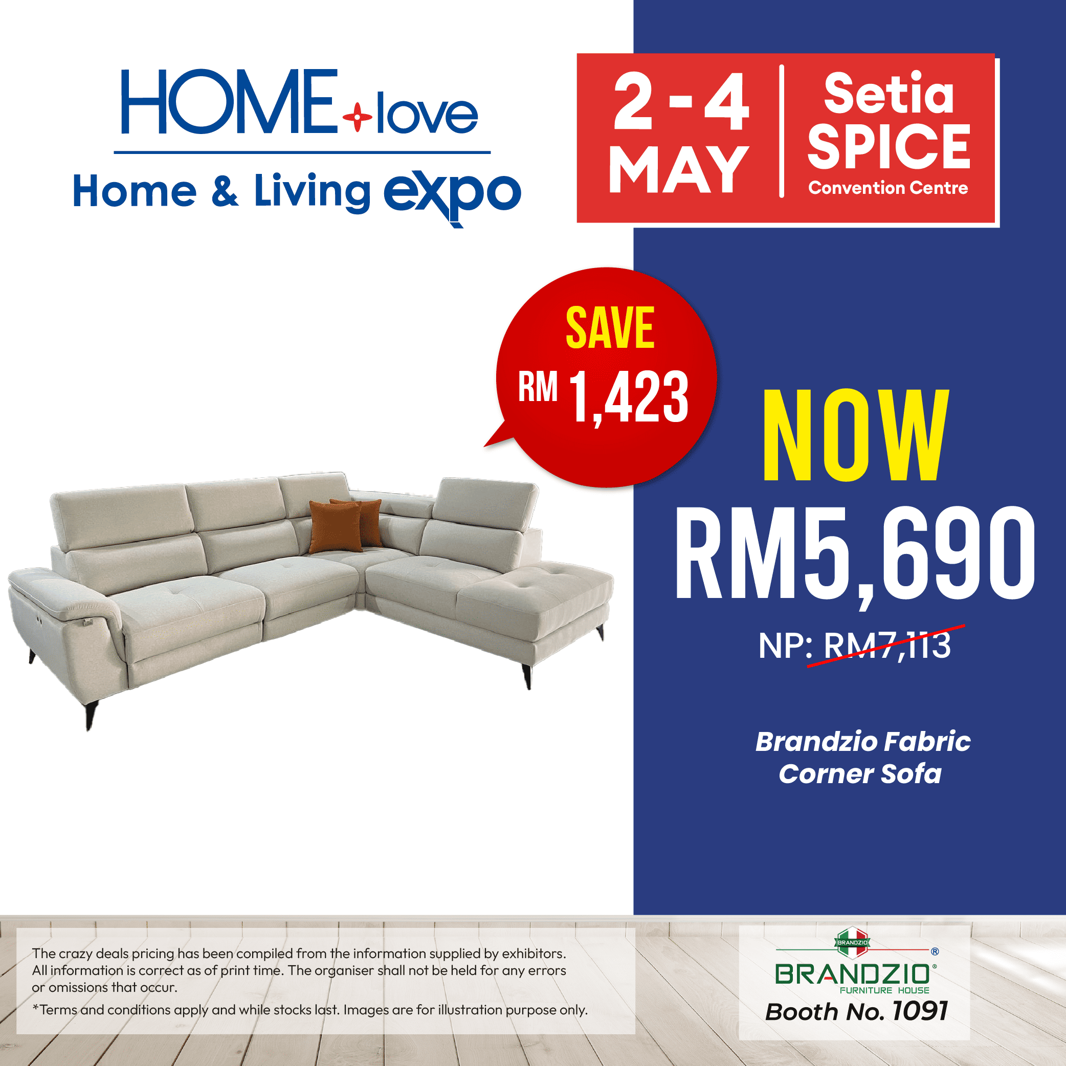 Crazy Deal - BRANDZIO Sofa