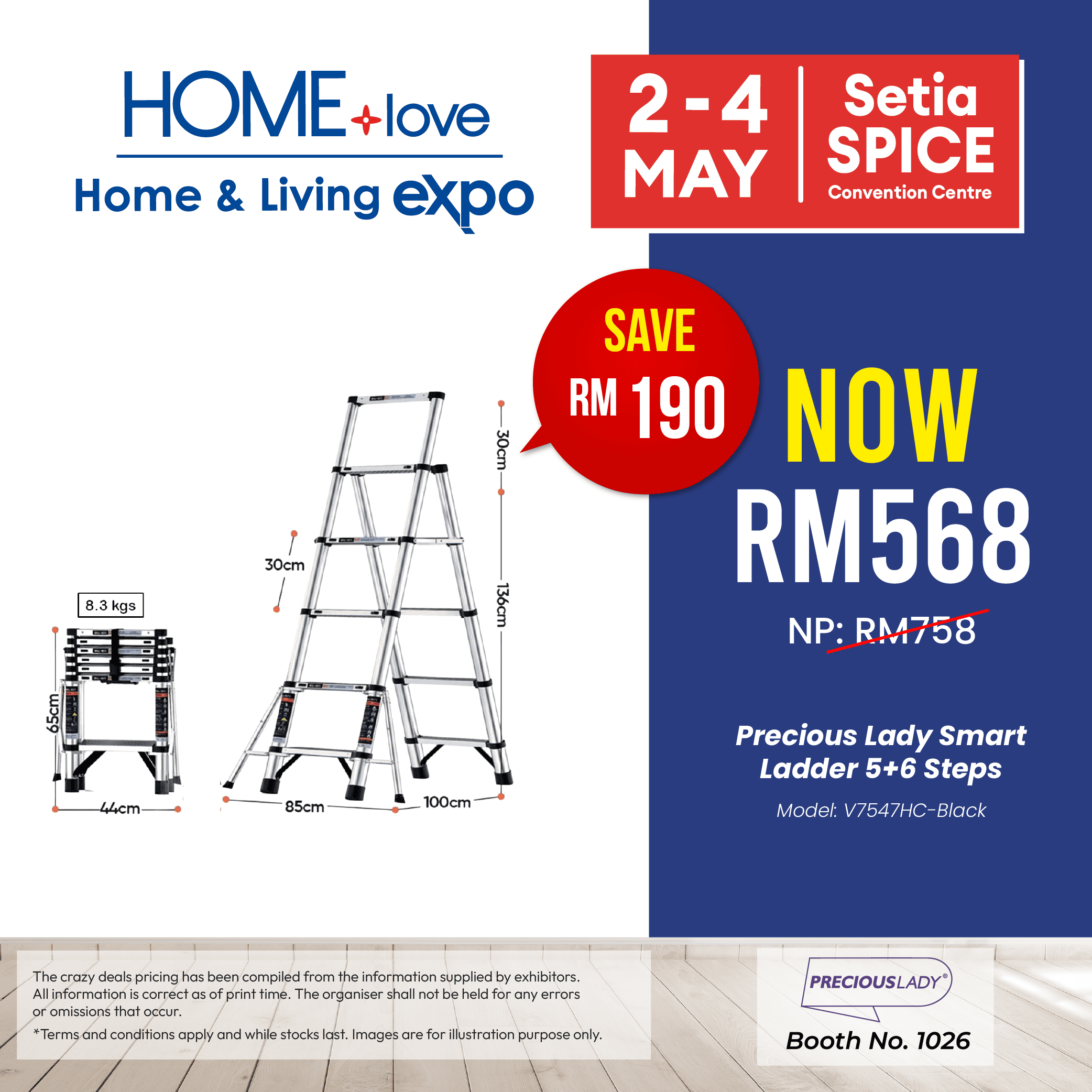 Crazy Deal - PRECIOUSLADY Ladder Step