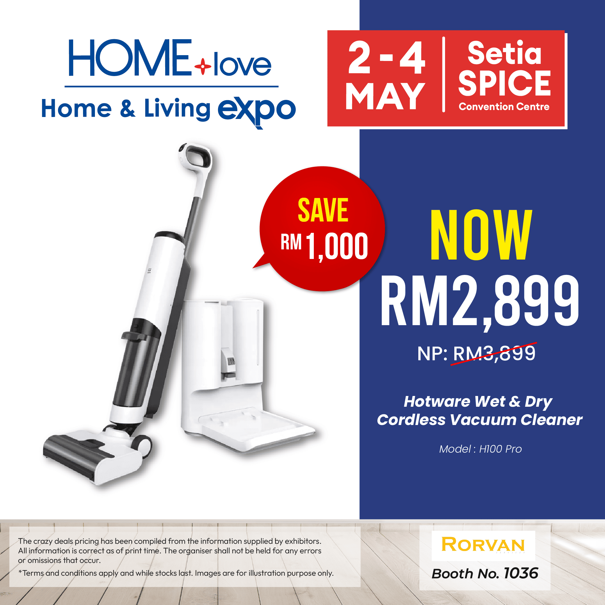 Crazy Deal - RORVAN Wet and Dry Vacuum