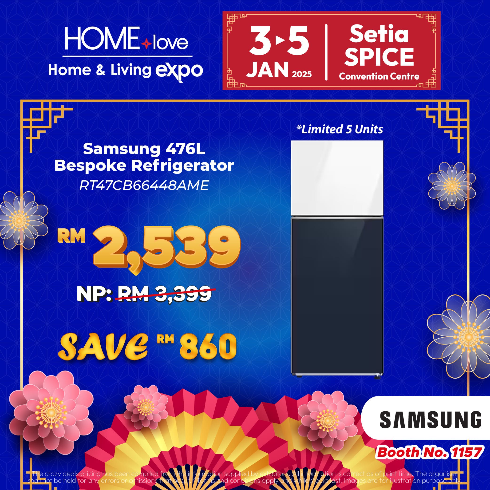 Samsung Bespoke Refrigerator home expo deal