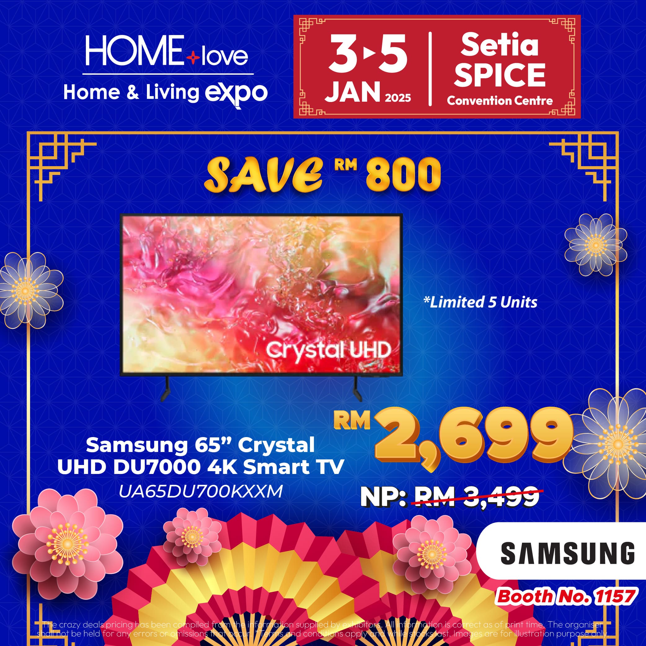 Samsung TV home expo deal