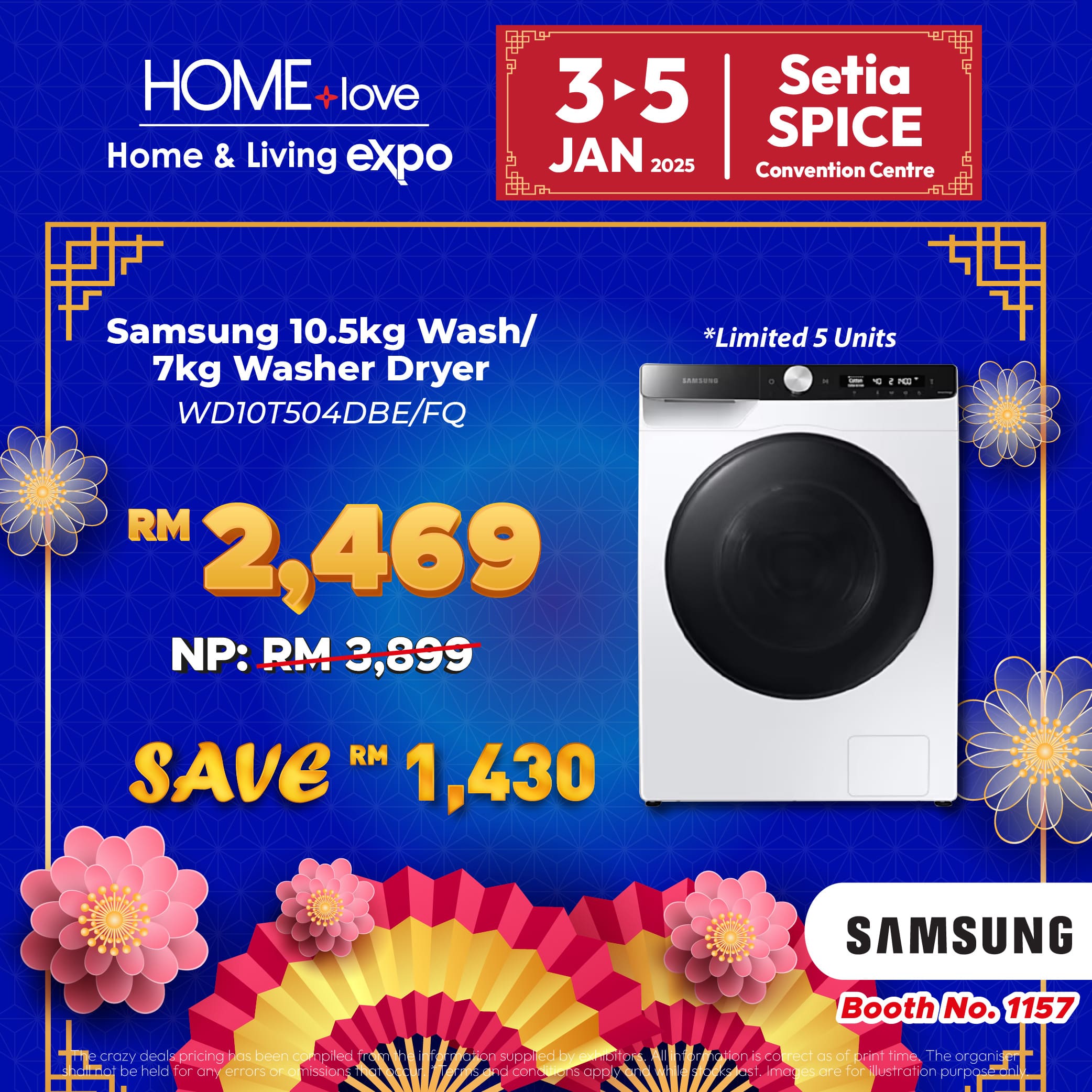 Samsung Washer Dryer home expo deal