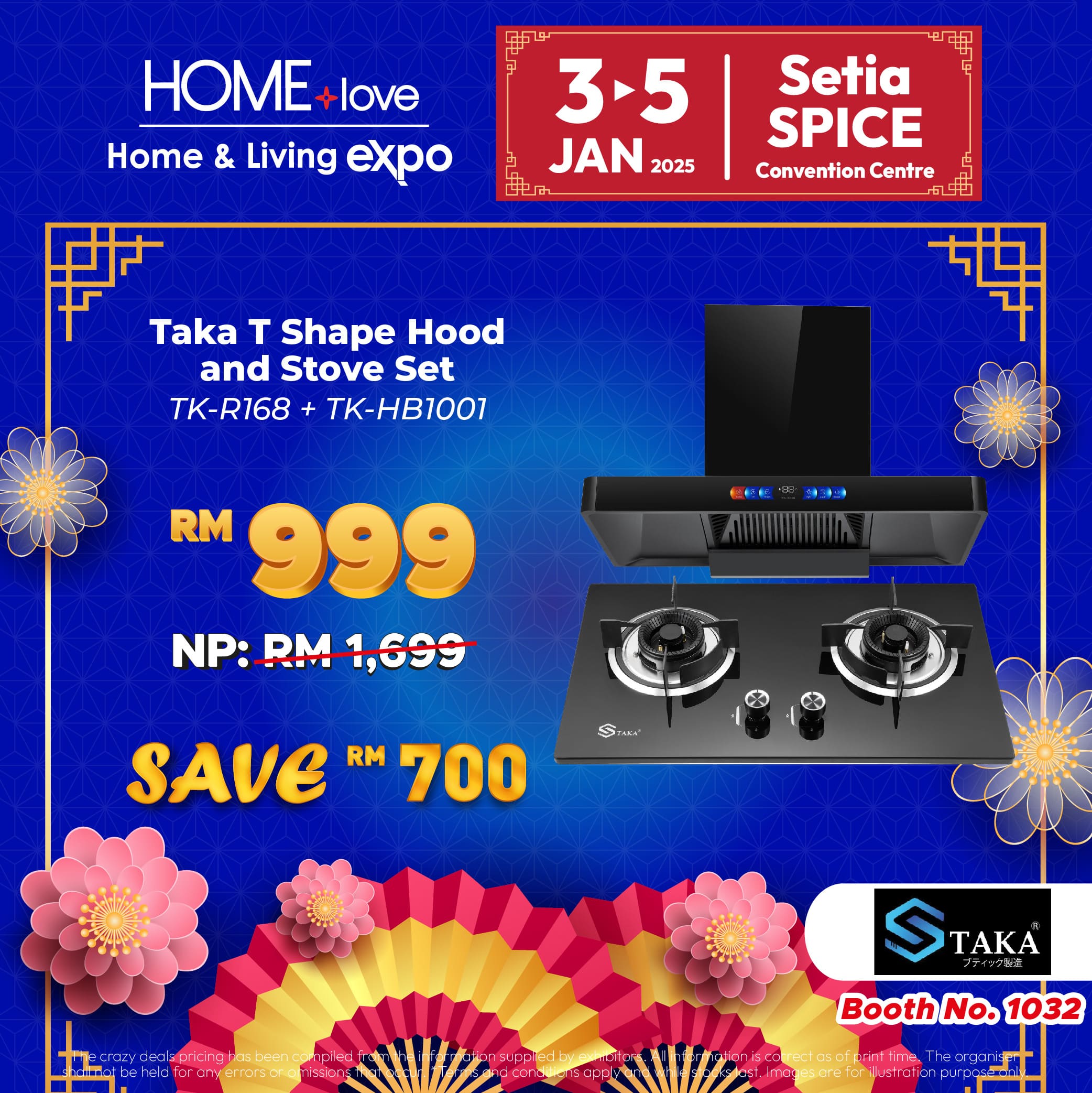 Taka hood and stove set HOMElove deal