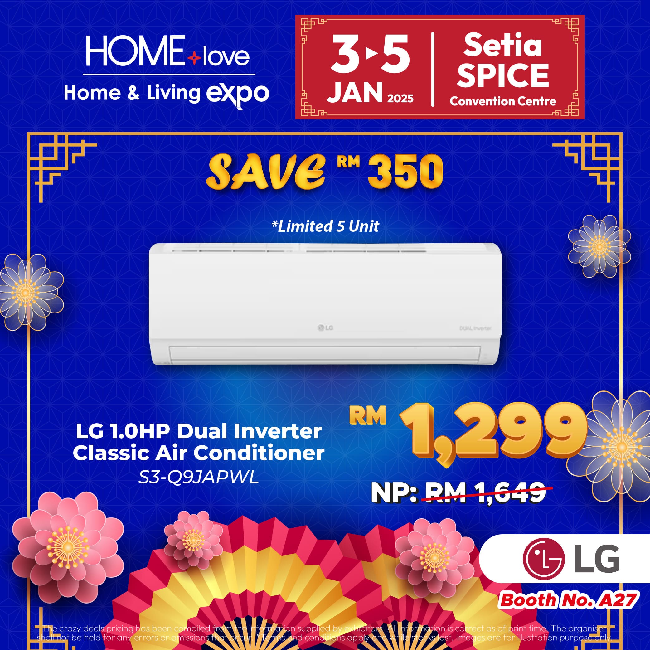 LG Air Conditioner home expo deal