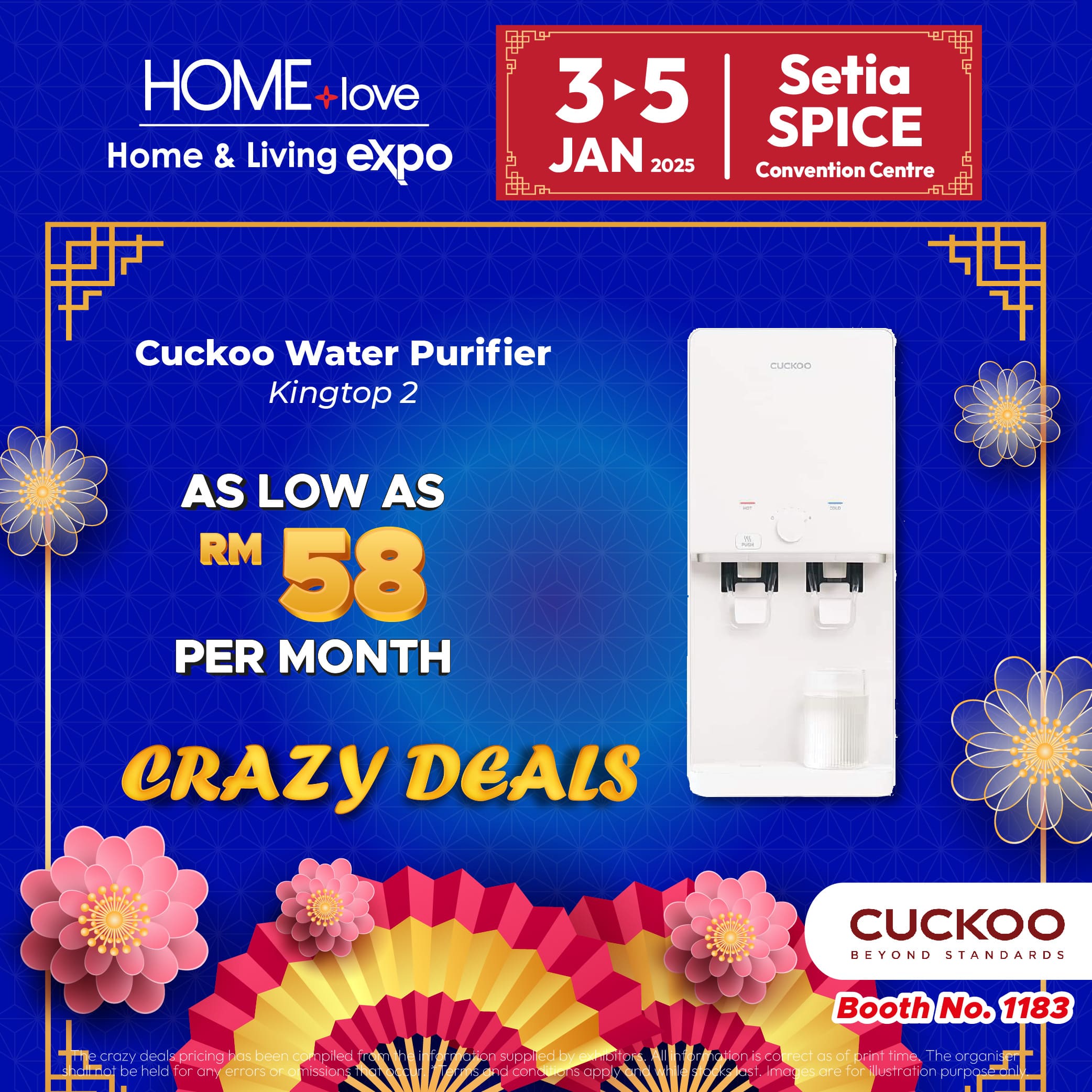 Cuckoo Water Purifier home expo deal