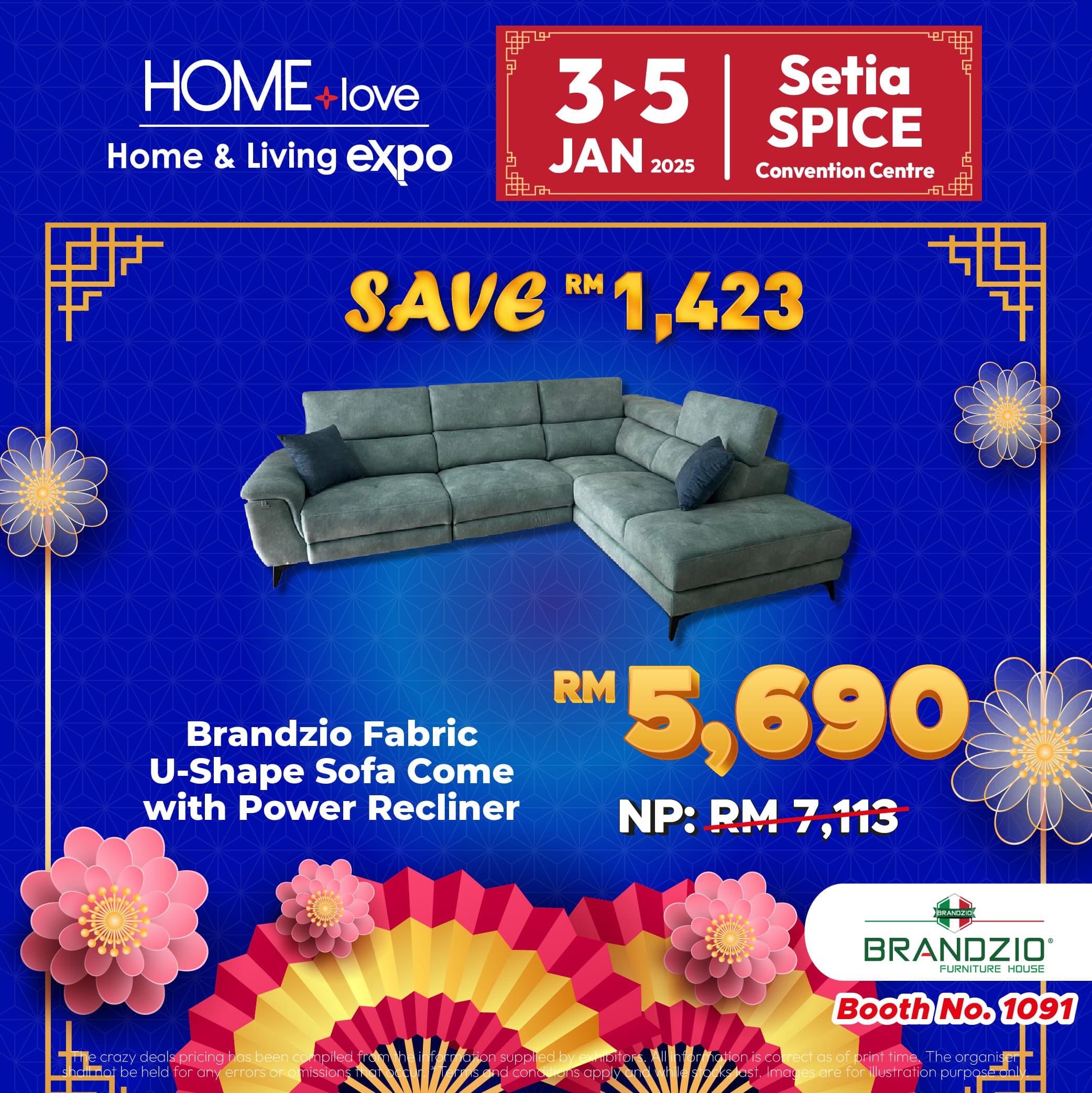 Brandzio Sofa home expo deal