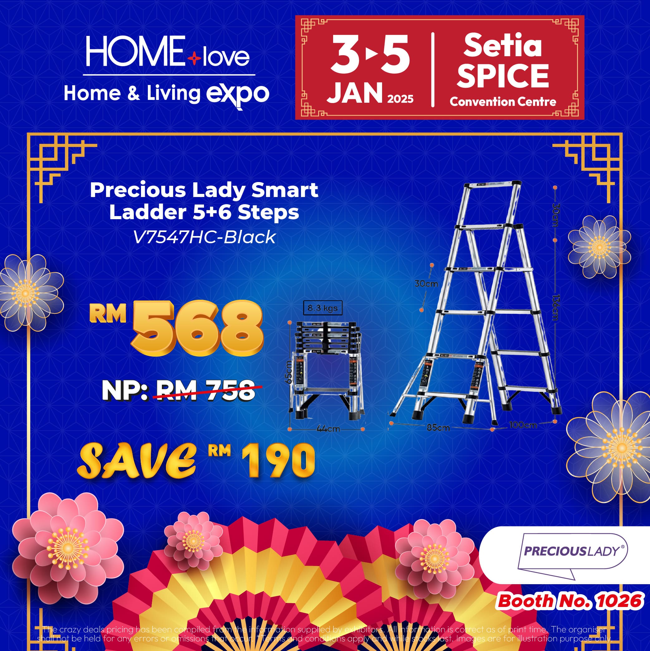 Precious Lady Ladder home expo deal