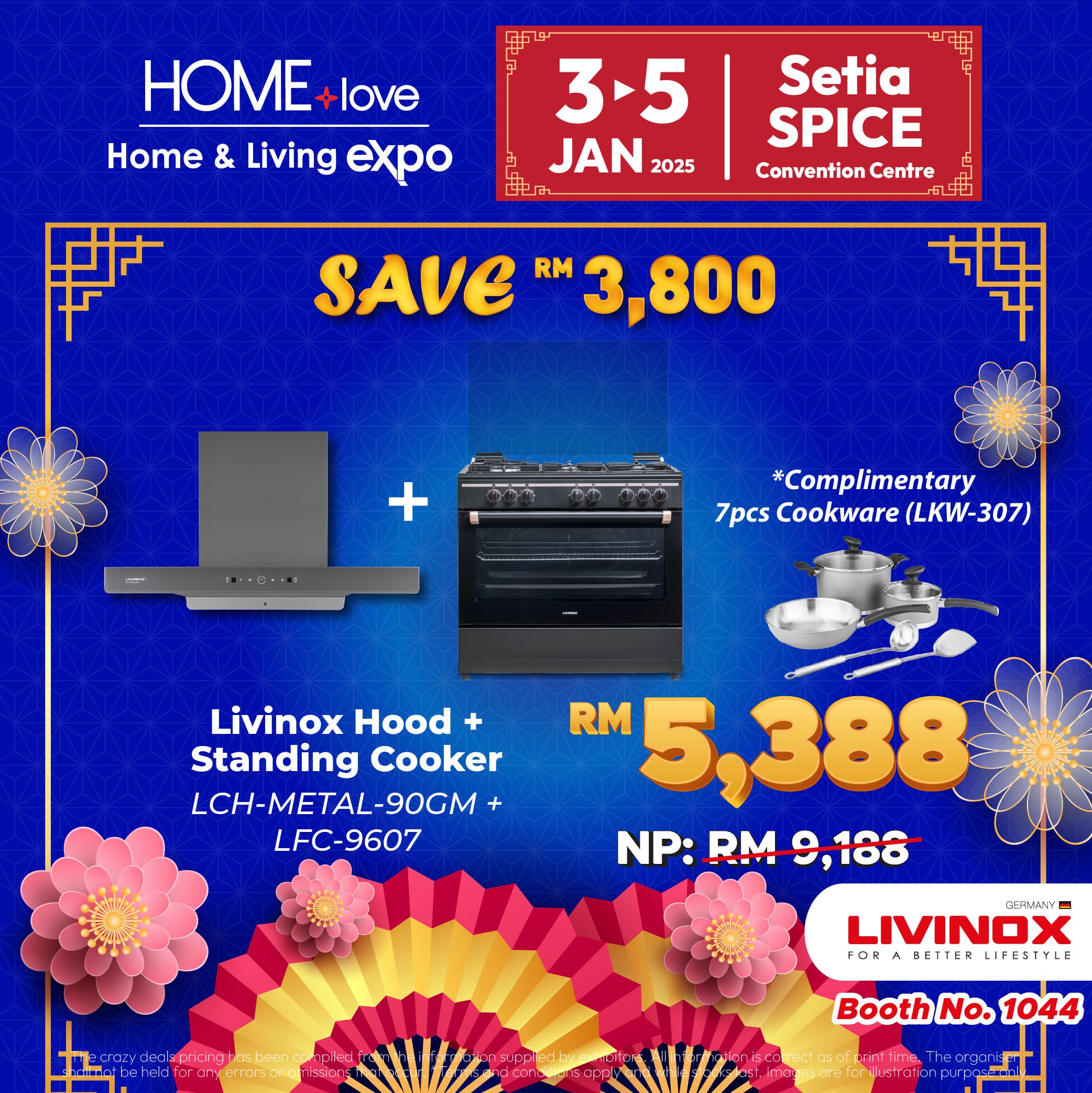 Livinox Hood and cooker home expo deal