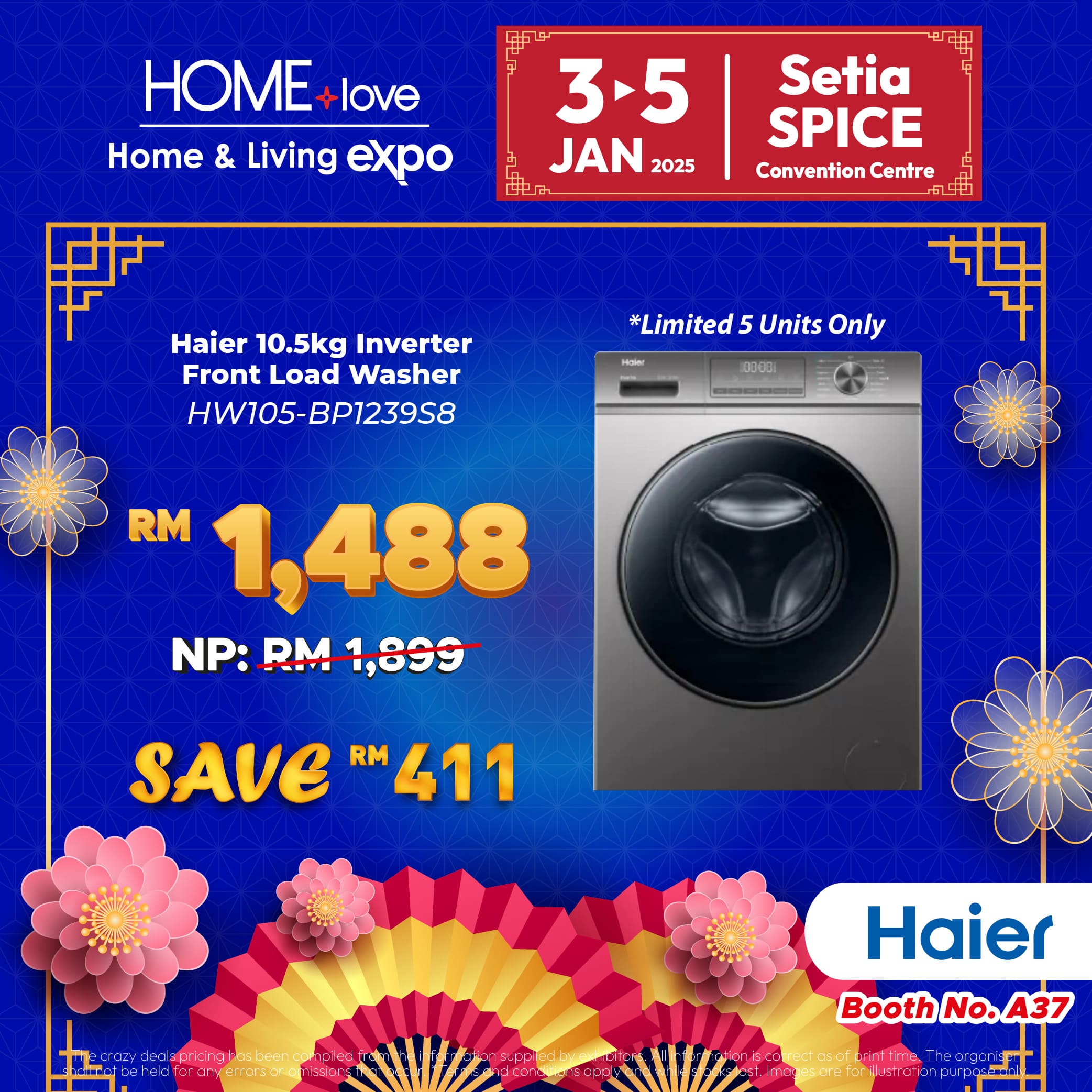 washing machine HOMElove deal