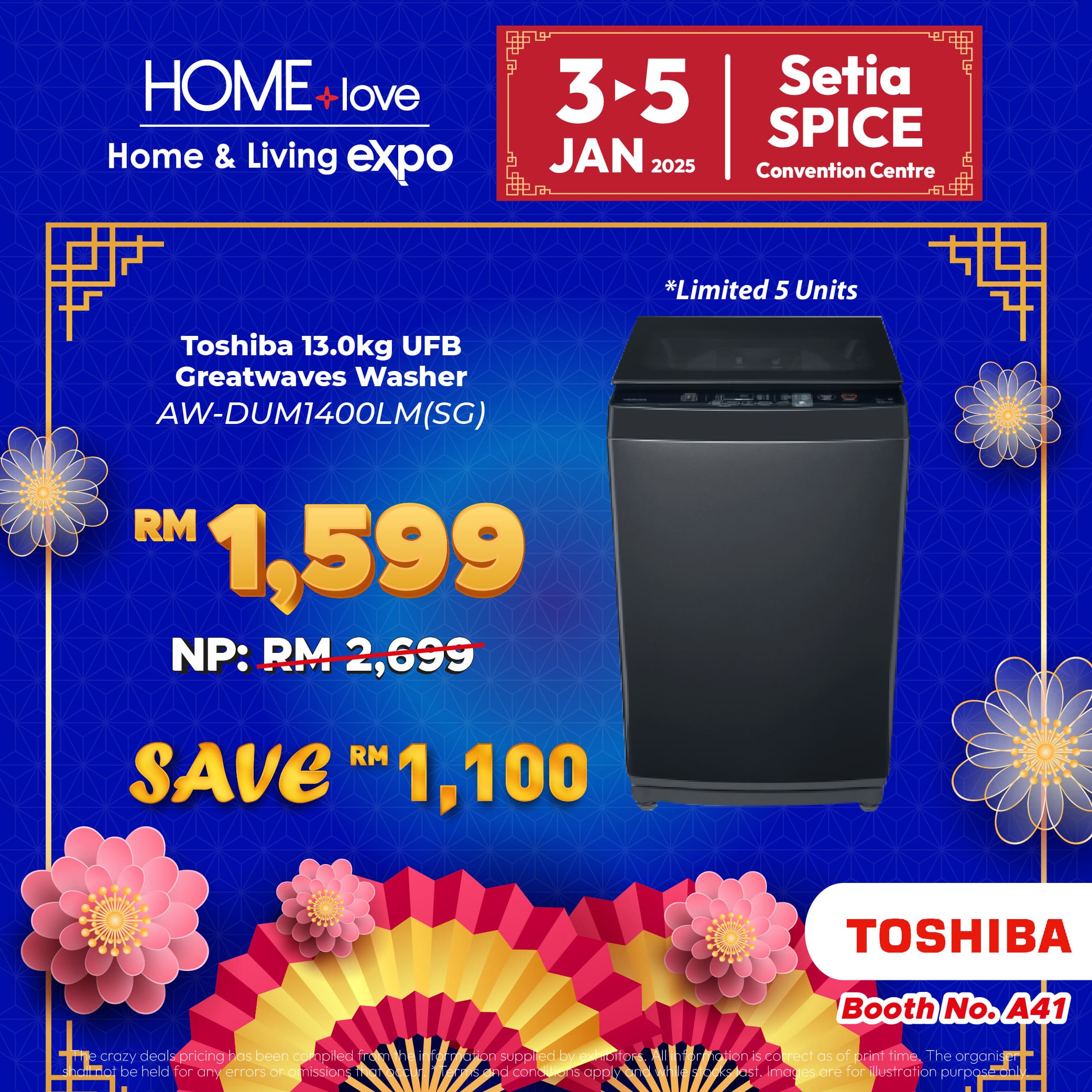 Toshiba Washer - home expo