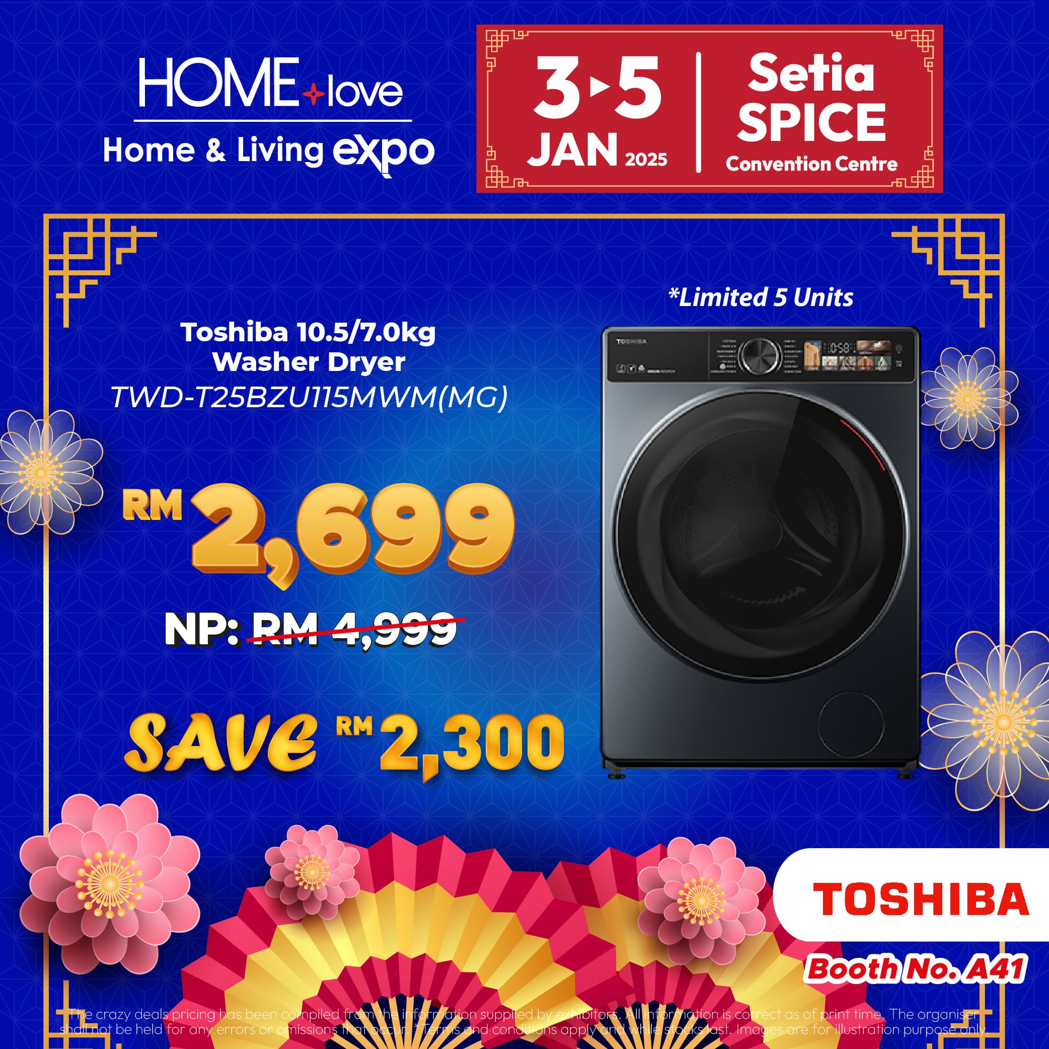 Toshiba Washer Dryer - home expo