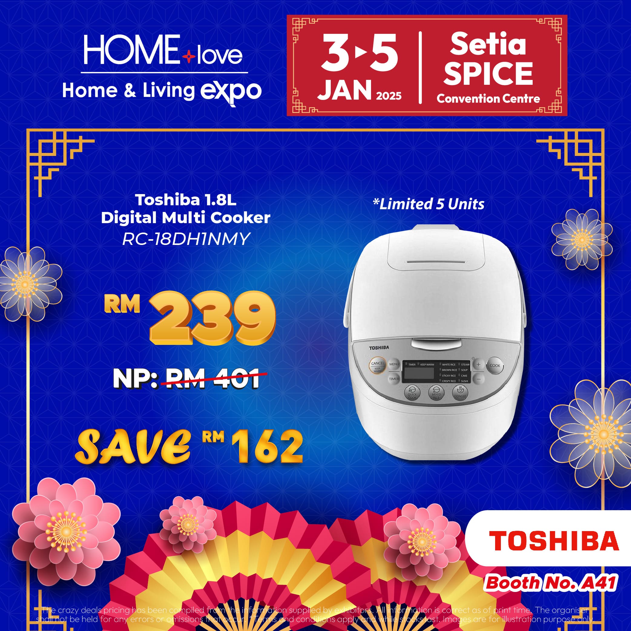 HOMElove crazy deal - Toshiba Multi Cooker