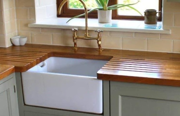 Ceramic kitchen sink